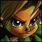 young Link glaring