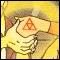 Impa sees the Triforce symbol on Link's hand